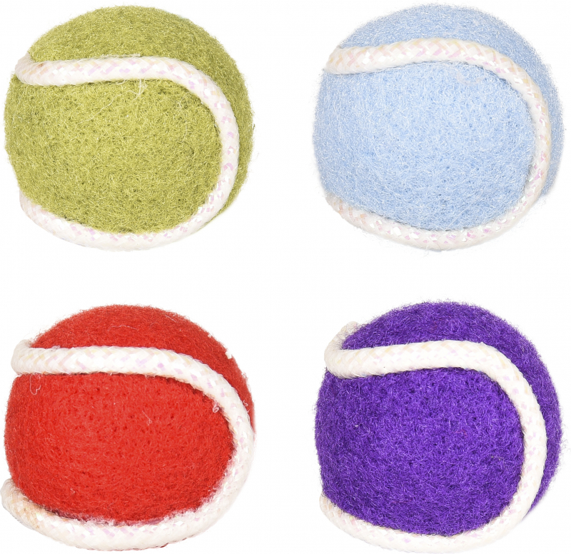 Dean catnip verrijkt schuimrubberen bal - verschillende kleuren beschikbaar - kleuren naargelang beschikbaarheid