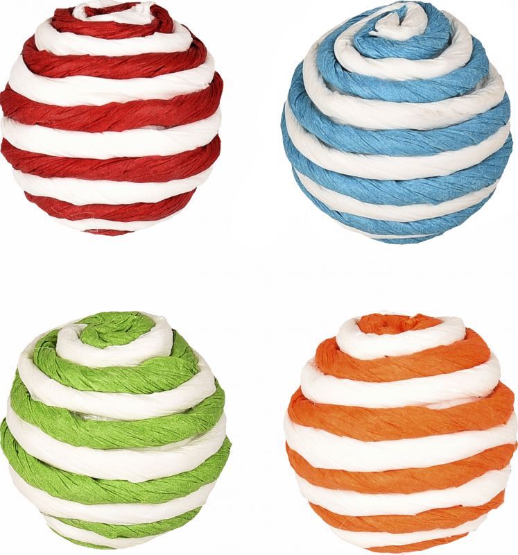 Mit Katzenminze angereicherter Seegrasball für Katzen – Farben je nach Verfügbarkeit