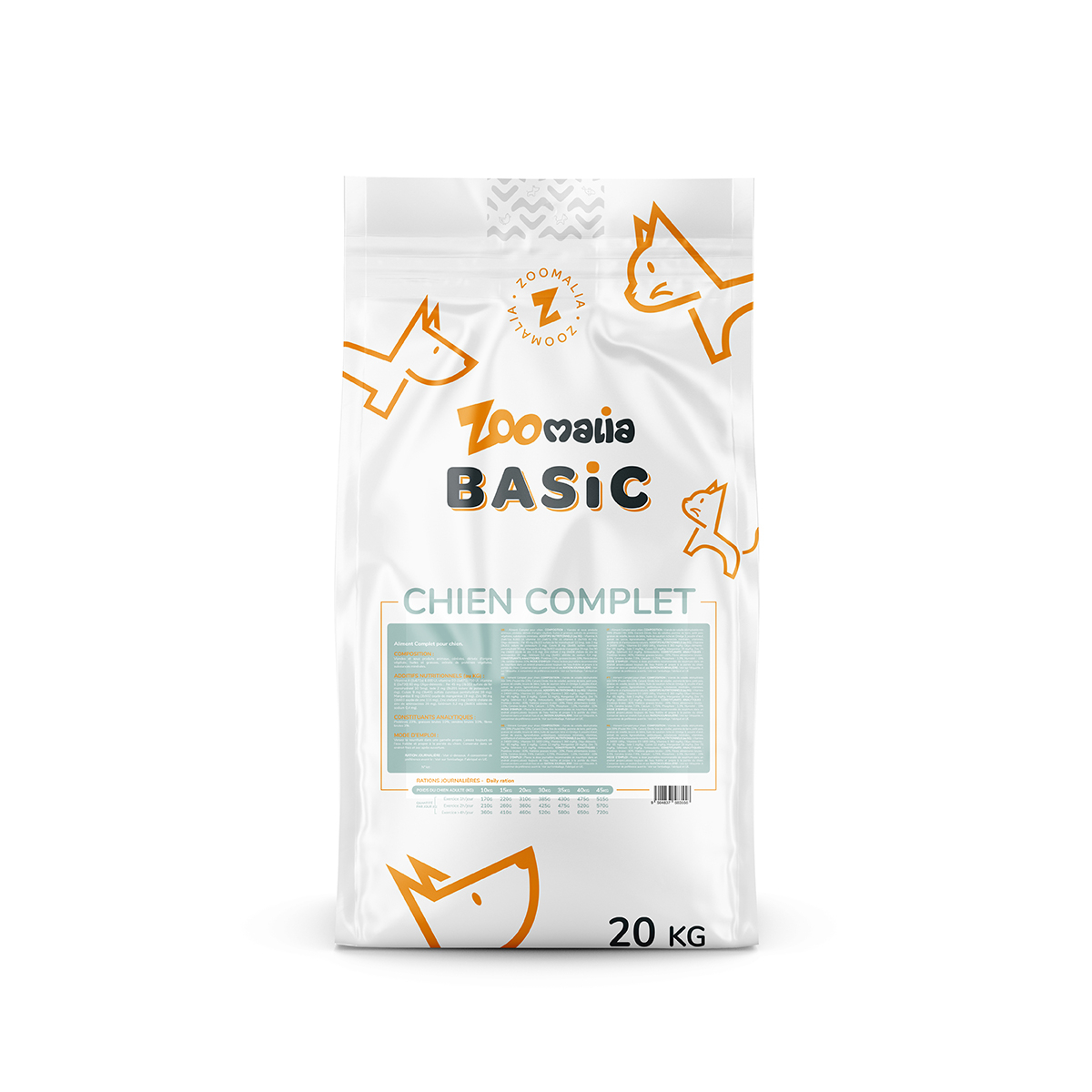Zoomalia Basic Complet Meat Adult - 20kg