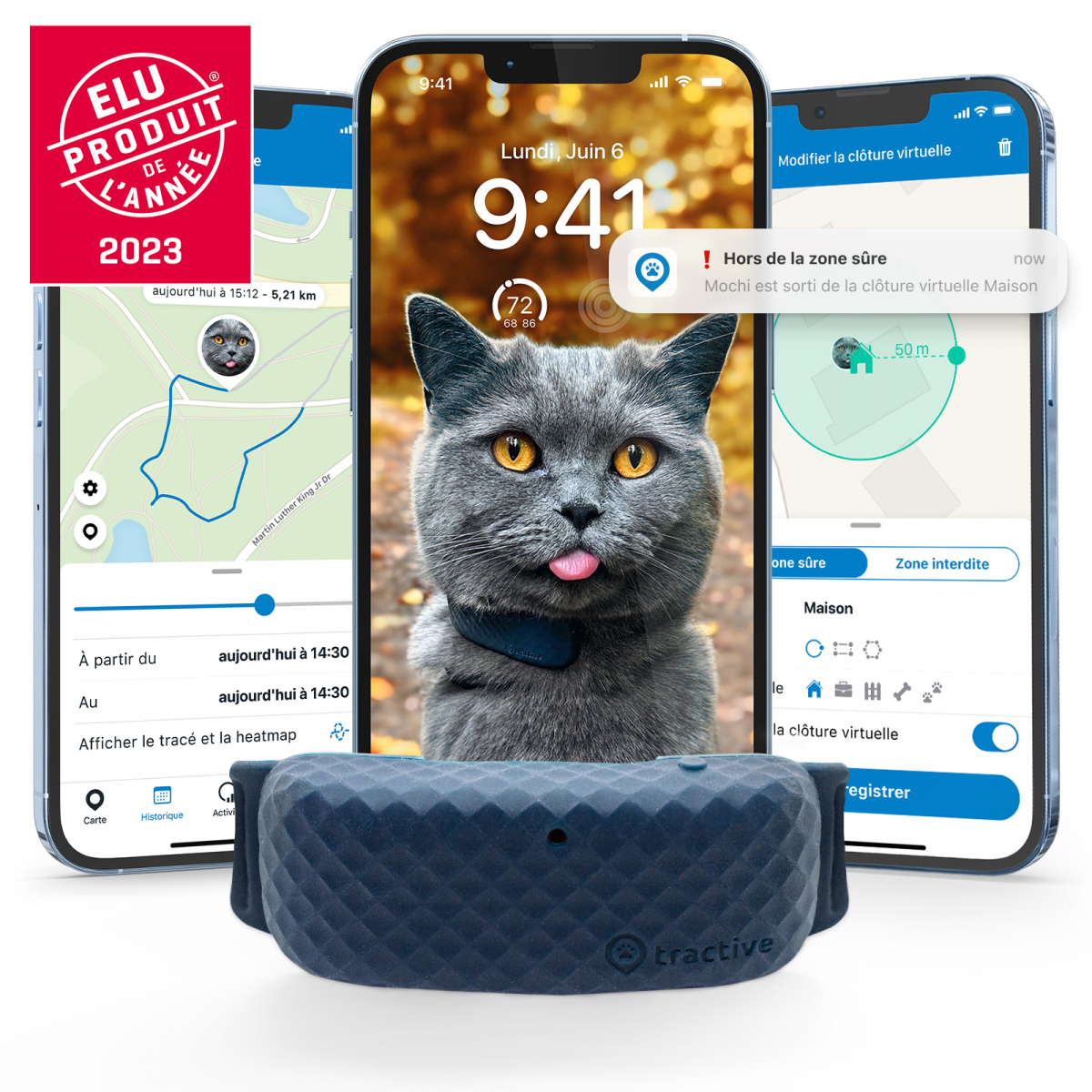 Tractive Traceur GPS LTE pour chat