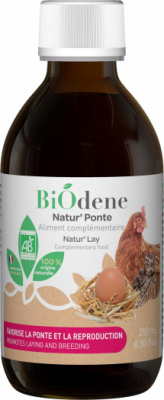 Biodene Natur'Ponte Aliment complémentaire pour animaux de basse-cour