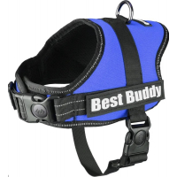 Harnais Best Buddy Pluto pour chien - Bleu - plusieurs tailles disponibles