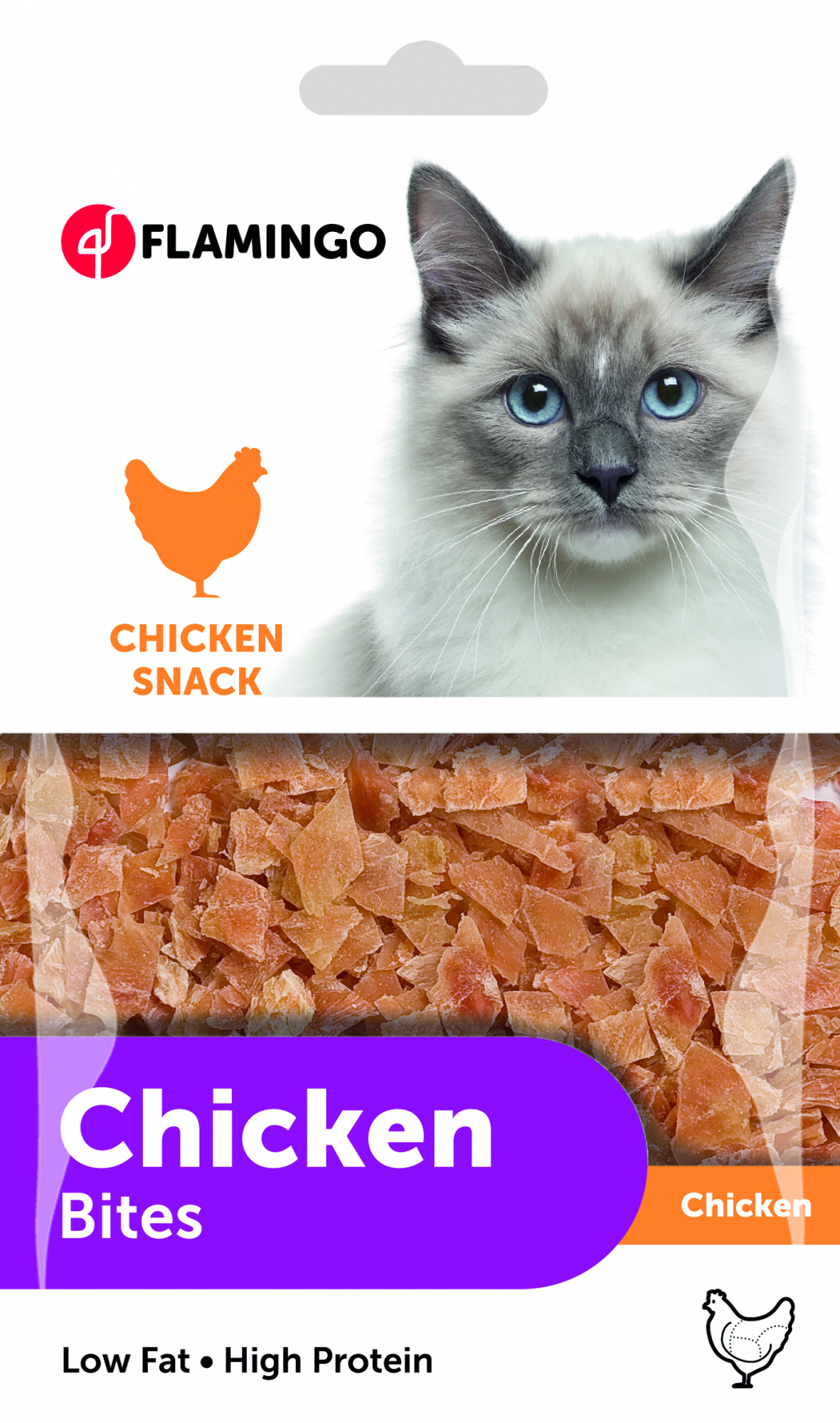 HAPKI Bocaditos de pollo - snacks para gatos - 85g