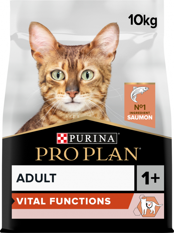 PRO PLAN Adult Funciones Vitales con salmón para gatos