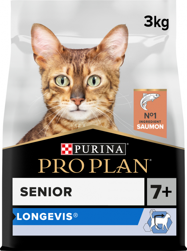 PURINA PRO PLAN Original Senior Longevis - Alimento seco para gato adulto sénior de salmão