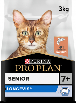 PRO PLAN Senior 7+ Longevis Riche en Saumon pour chat