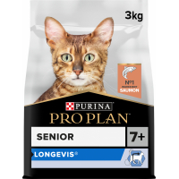 Pro Plan Senior 7+ Longevis Rico en Salmón para gatos
