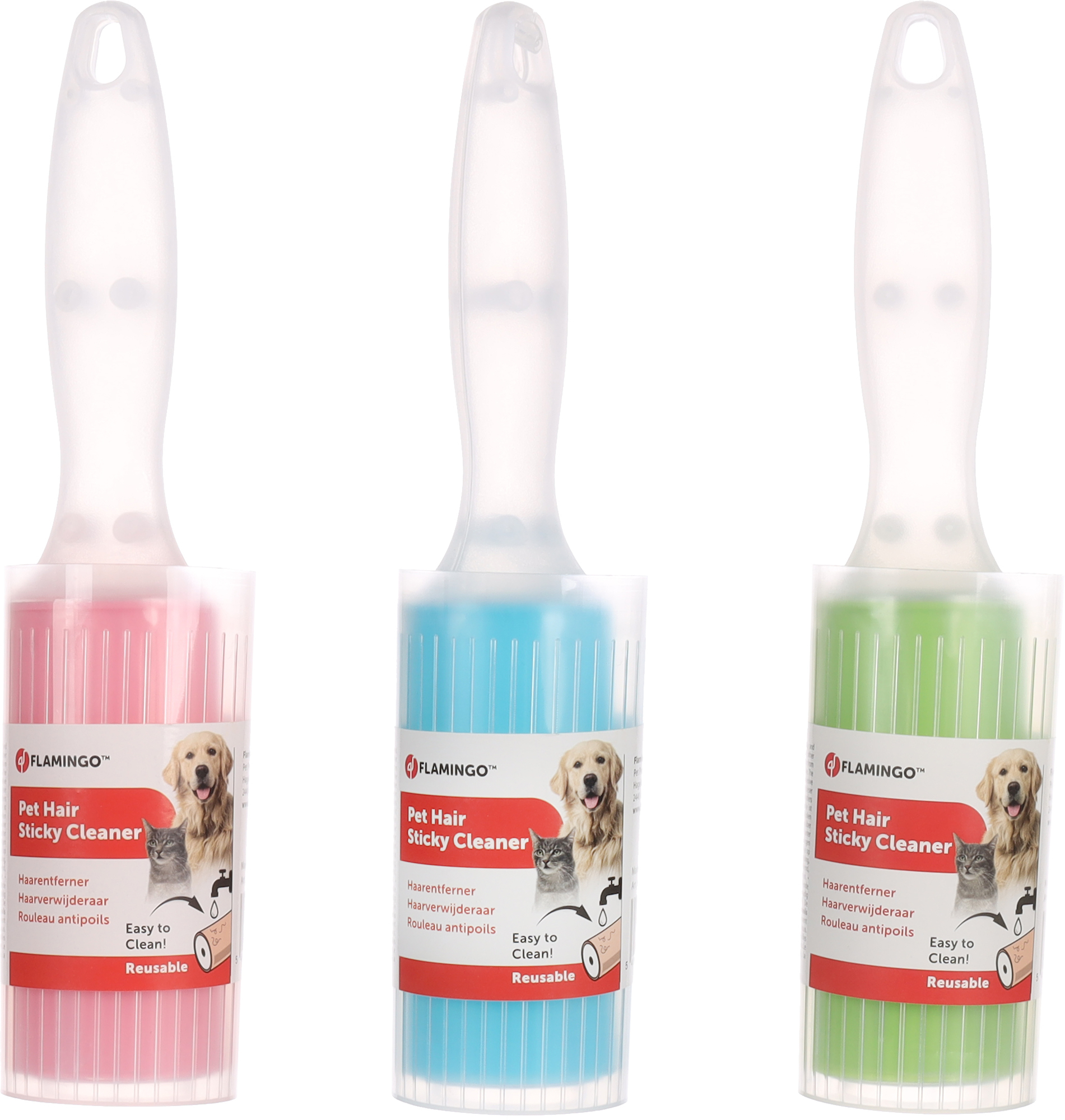 Rolo anti pêlos reutilizável em silicone Clio - várias cores possíveis - cores de acordo com a disponibilidade