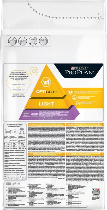 PRO PLAN Light Adult Optilight à la dinde