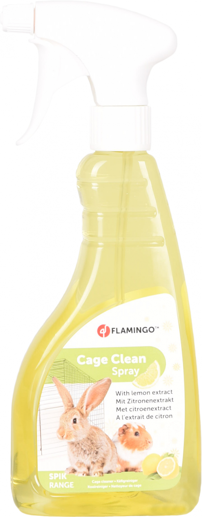 Clean Spray de limpeza para gaiola de roedores - 500ml - 2 fragâncias disponíveis