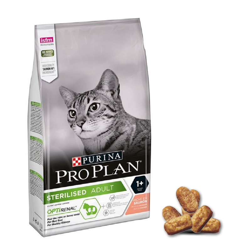 Una bolsa del pienso Pro Plan Sterilised Adult RENAL PLUS de Salmón para gatos