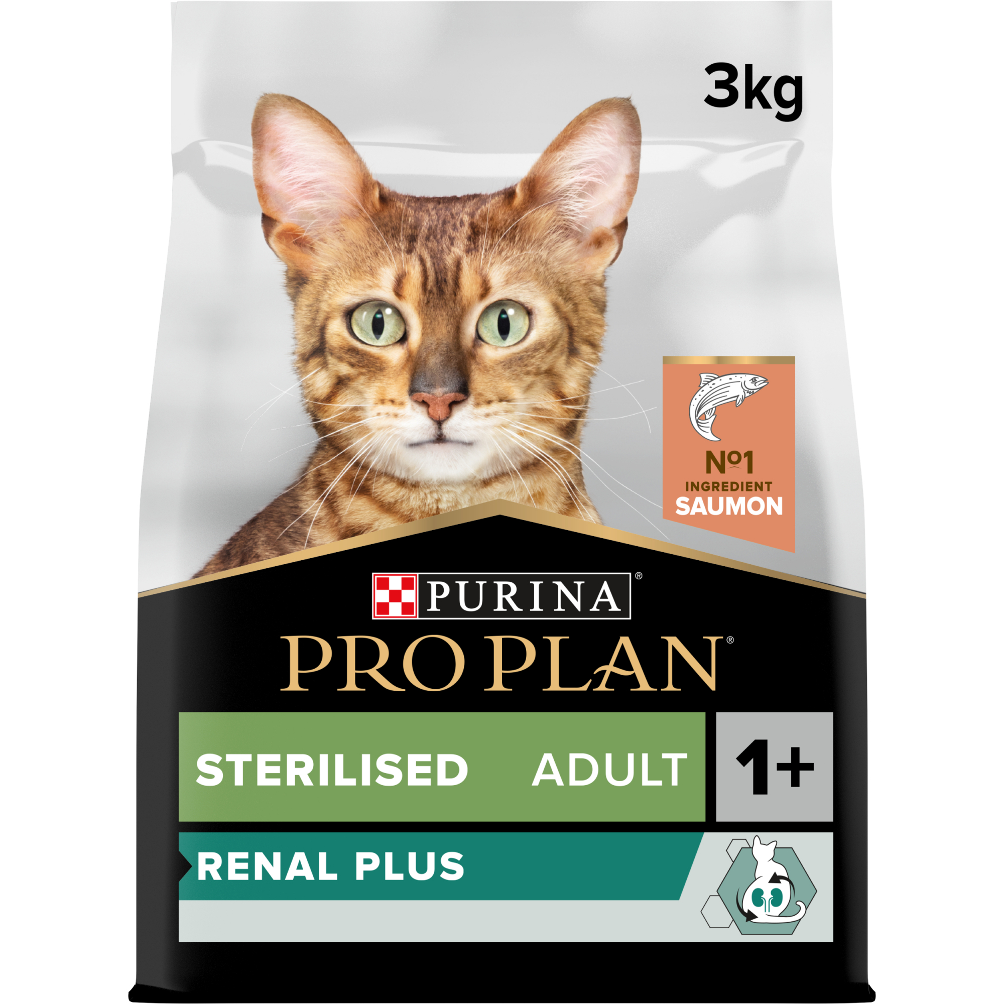 PRO PLAN Sterilised Adult Optirenal Ração seca para gato esterilizado ou com excesso de peso