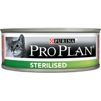 PRO PLAN Sterilised Patè con tonno e salmone in scatola per gatti