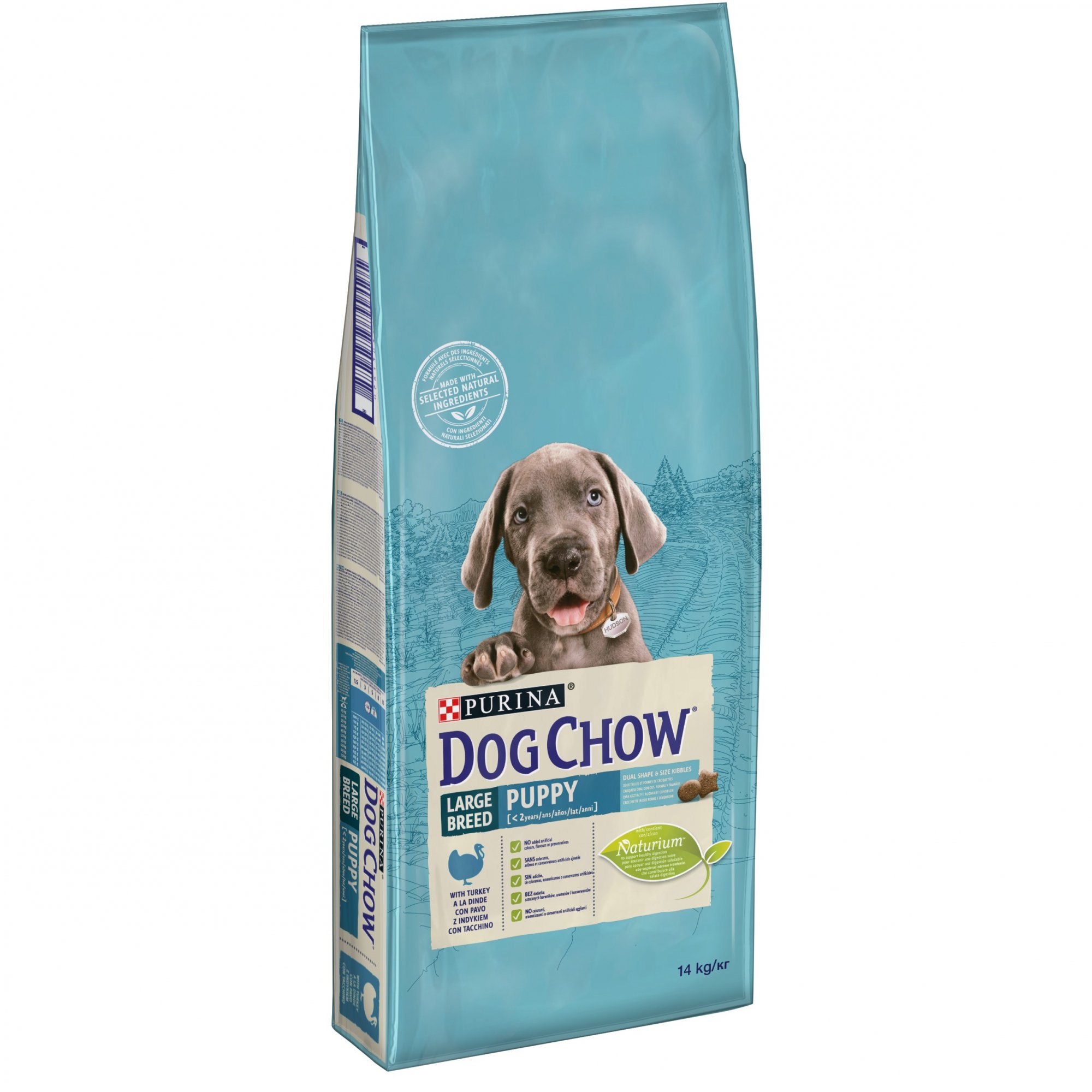 DOG CHOW Puppy Large Breed Pavo para cachorros