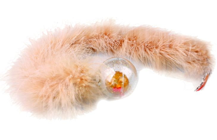 Brinquedo Boa dançante com bola e sino para gato - cores conforme disponibilidade