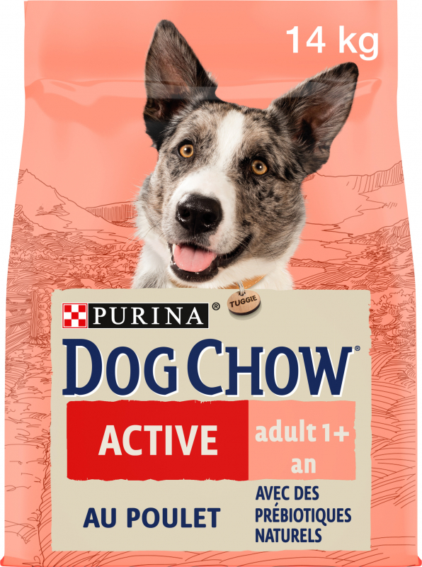 DOG CHOW para cães activos com frango