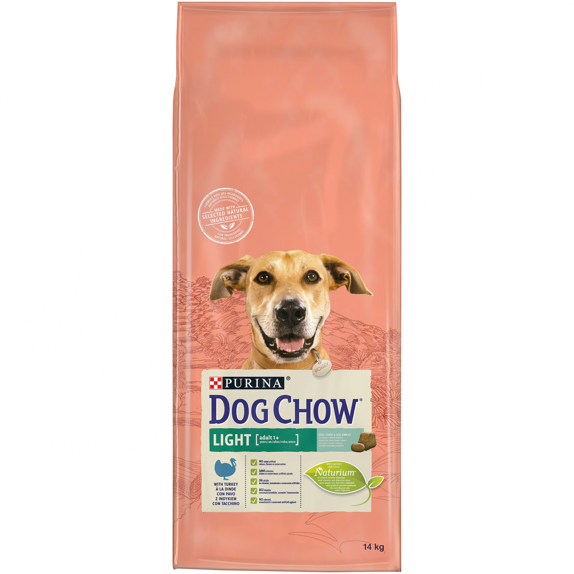 DOG CHOW per cane Light al tacchino