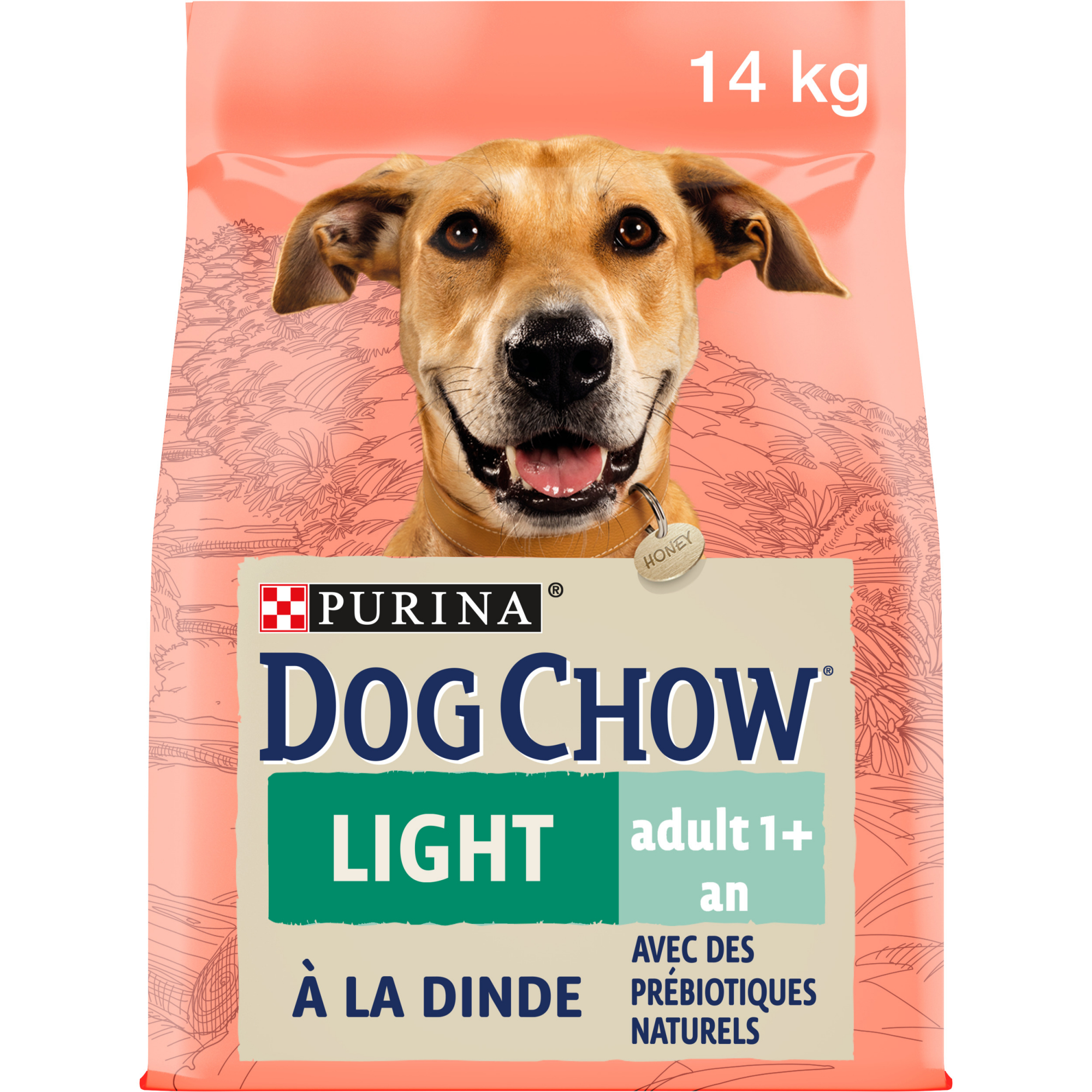 DOG CHOW Light Adult de Pavo pienso para perros