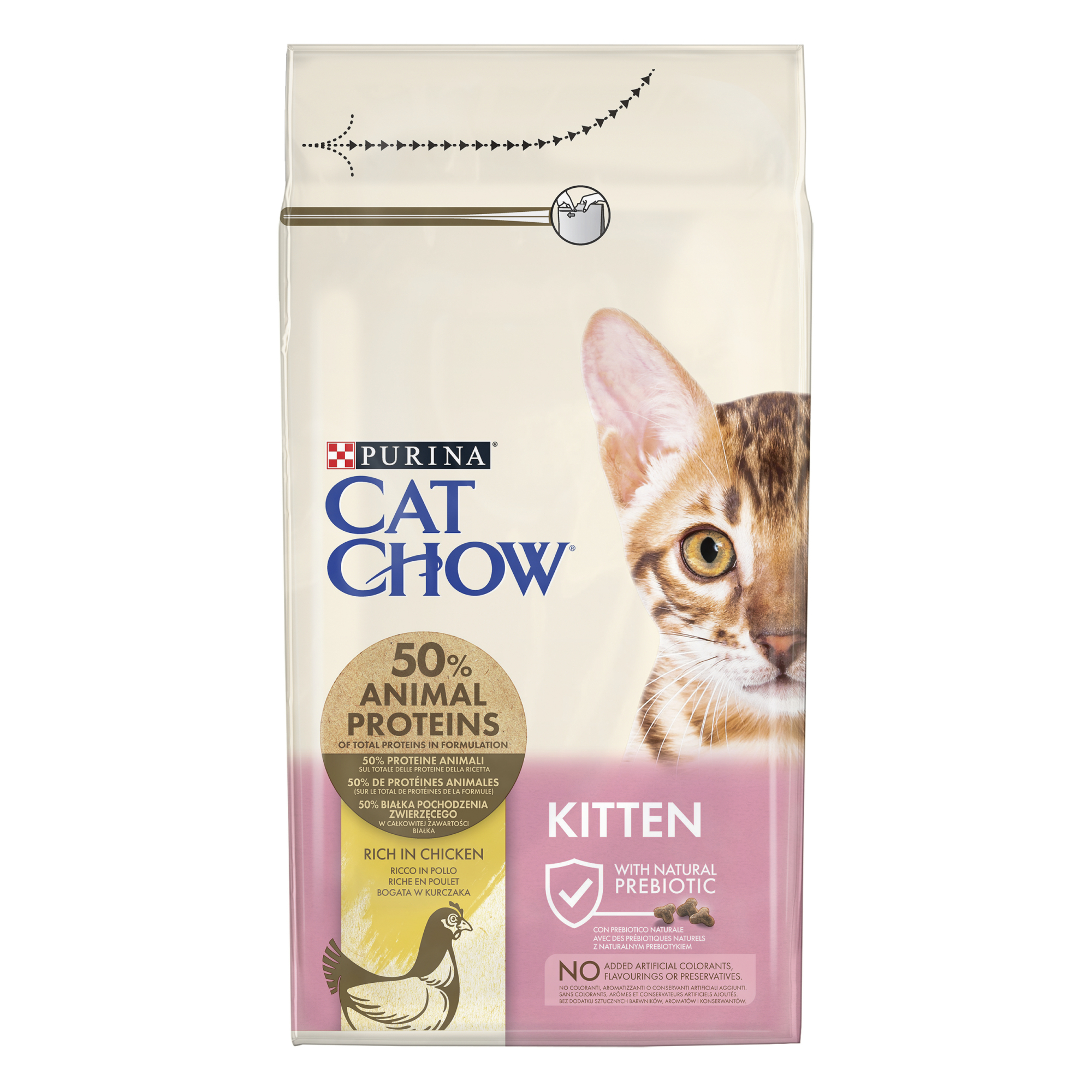 CAT CHOW Kitten para gatinhos com frango