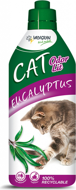 Désodorisant Litière Odorlit Eucalyptus pour chat 900gr