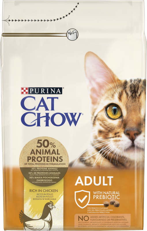 CAT CHOW ADULT voor katten - rijk aan kip