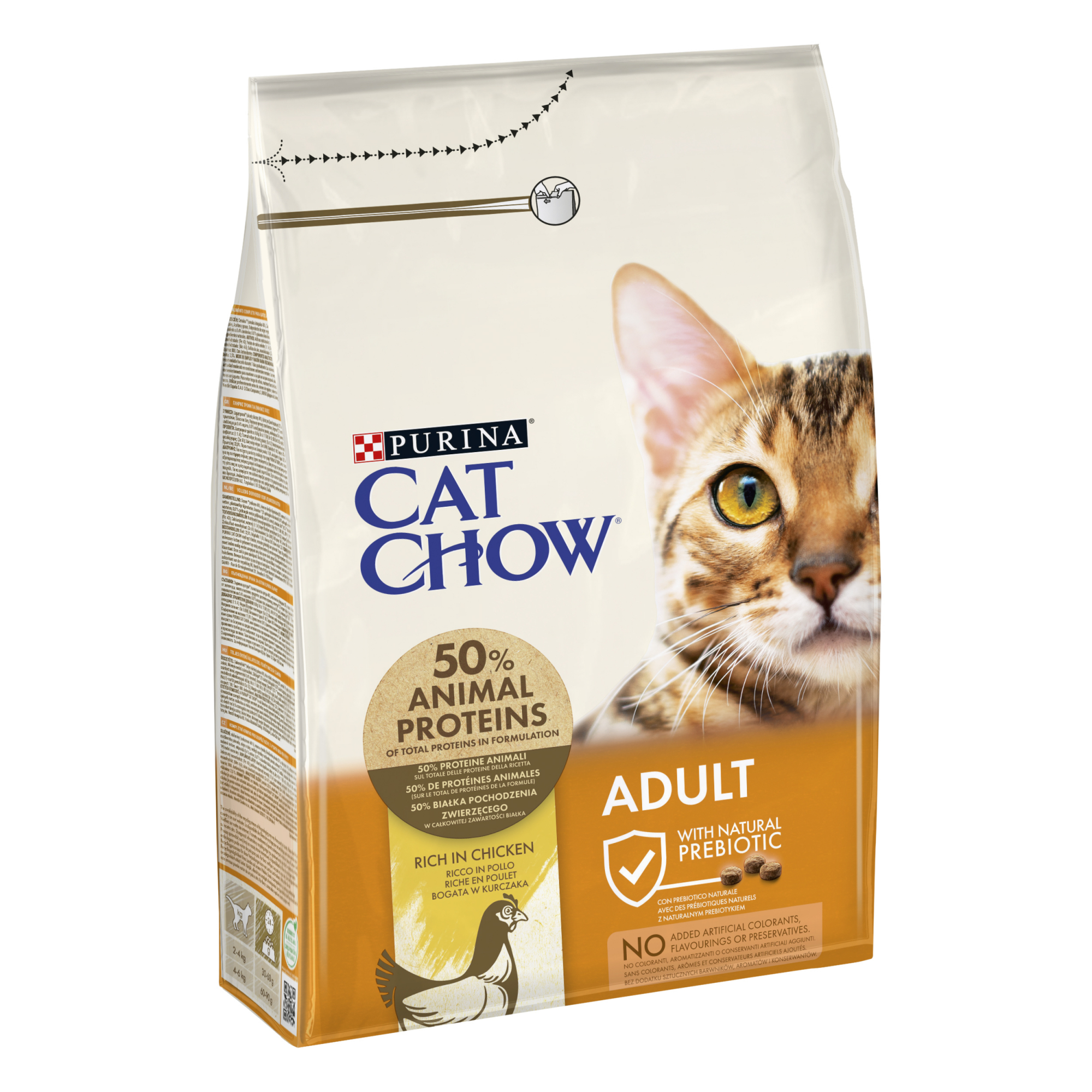 CAT CHOW ADULT per gatti arricchito con pollo