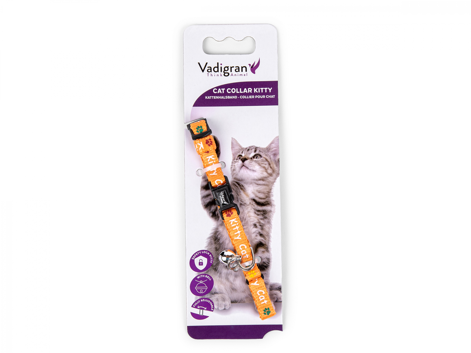 Collier Kitty Cat en Nylon pour Chaton - 3 coloris disponibles