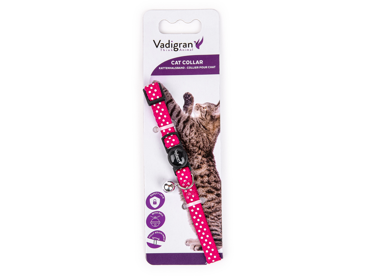 Gepunktetes Katzenhalsband – 2 Farben erhältlich
