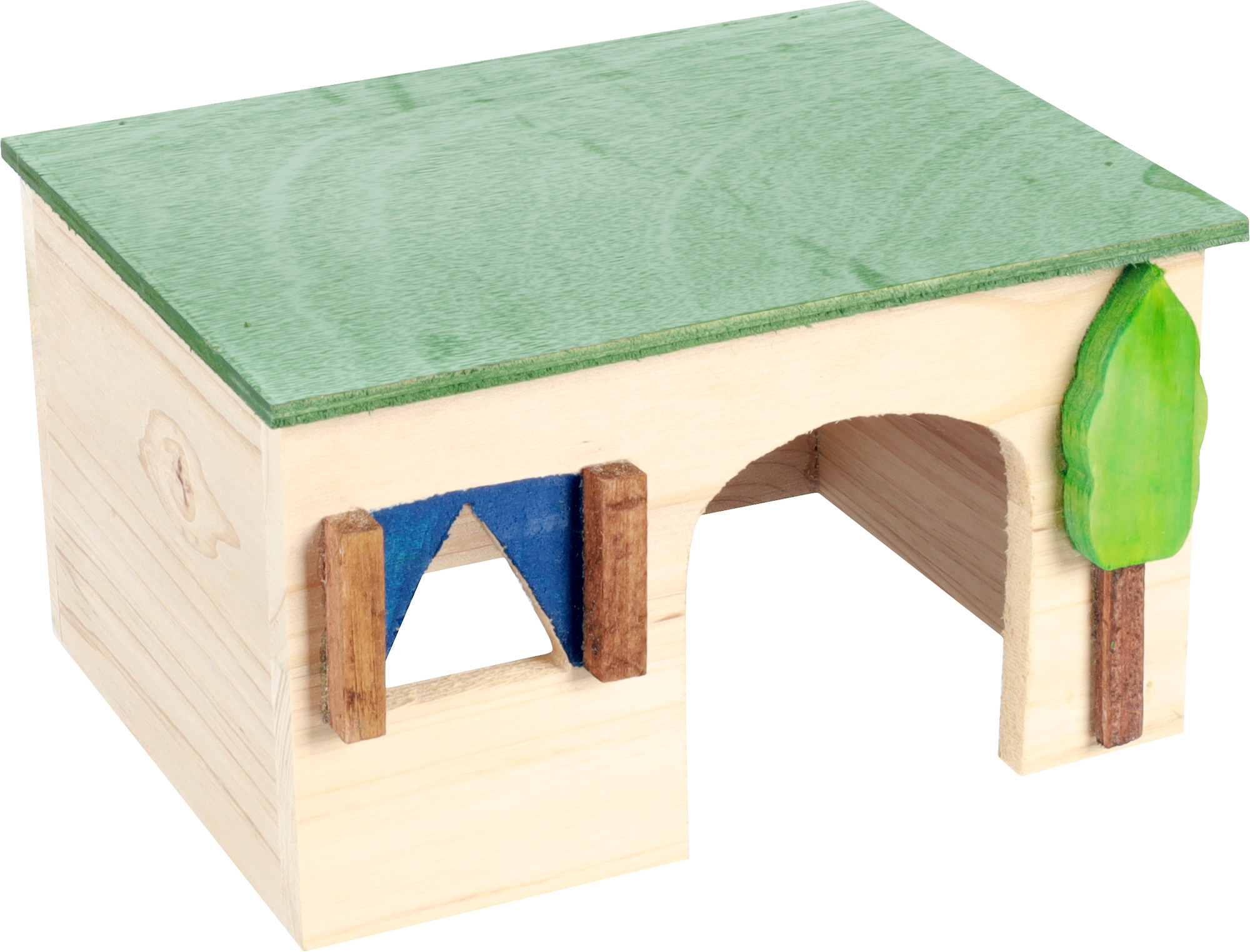 Maisonnette Ecco en bois avec décor pour rongeur - plusieurs tailles disponibles