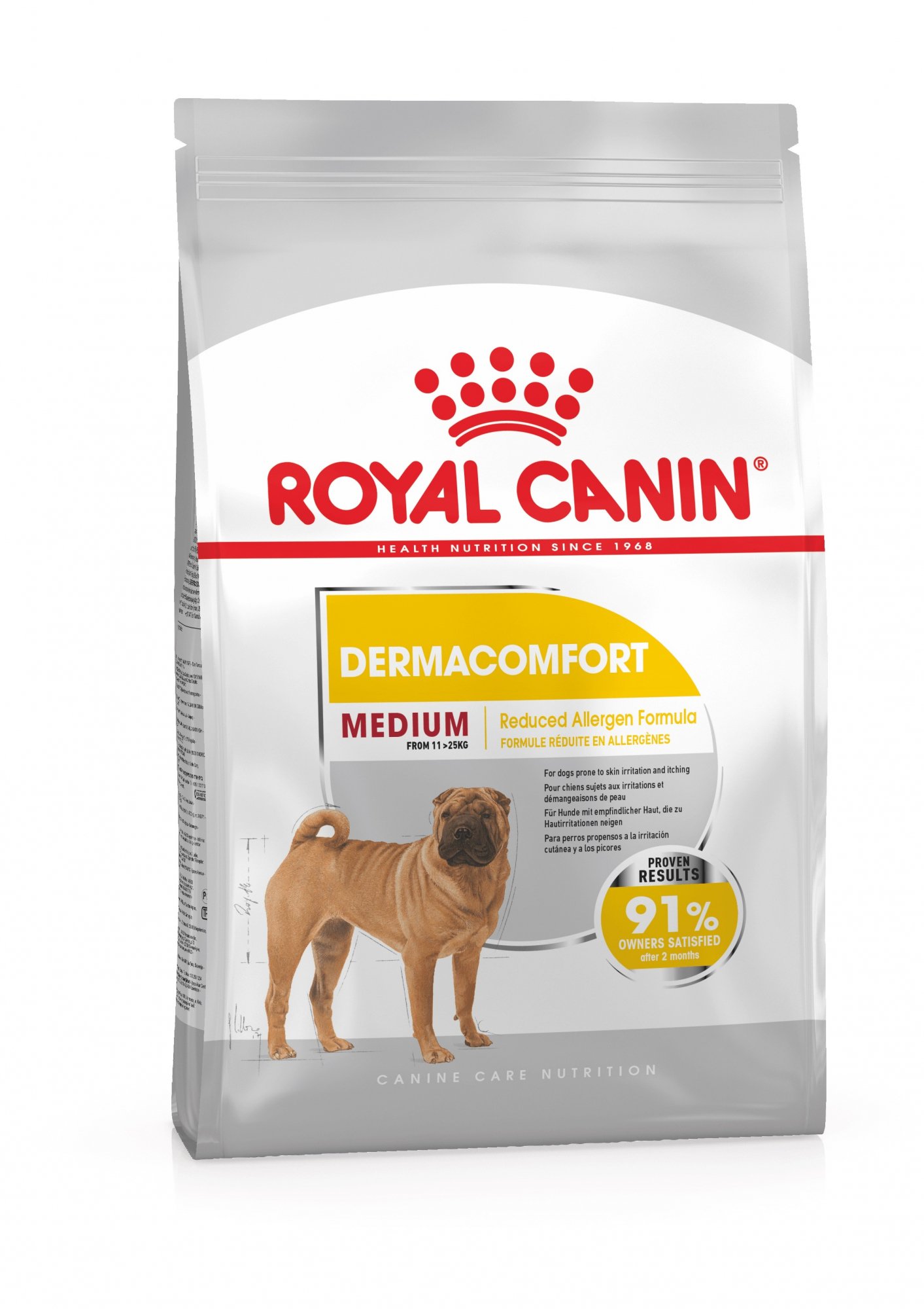 Ração seca para cão Royal Canin Medium Adult Dermacomfort