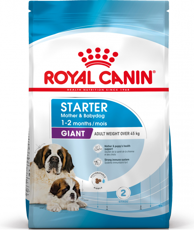 Royal Canin Giant Starter Mother & Babydog - Cachorro e cadela gestante/lactante (até 2 meses)