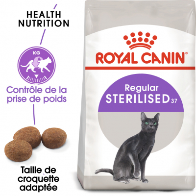 ROYAL CANIN Sterilised 37 für kastrierte erwachsene Katzen von 1 bis 7 Jahren