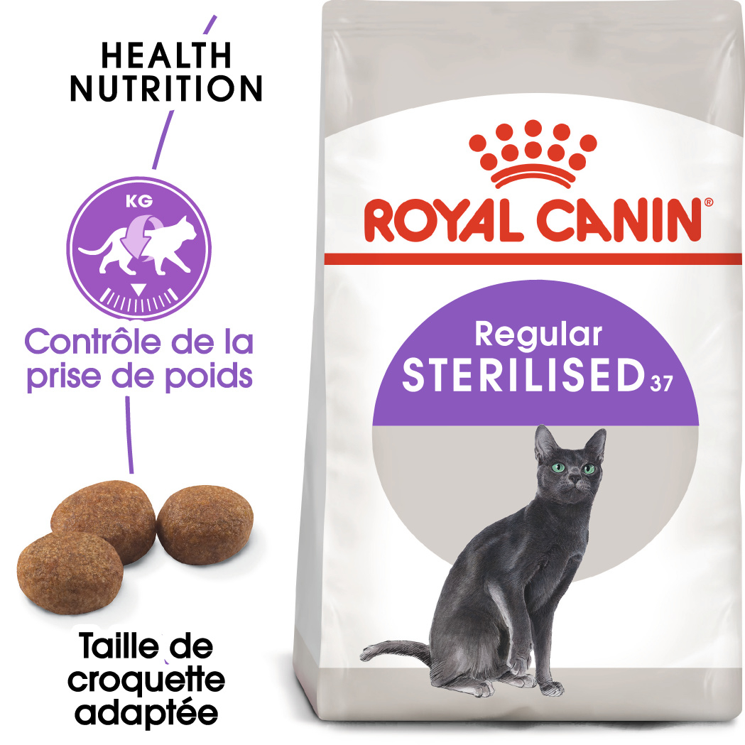 ROYAL CANIN Sterilised 37 voor gesteriliseerde volwassen katten van 1 tot 7 jaar