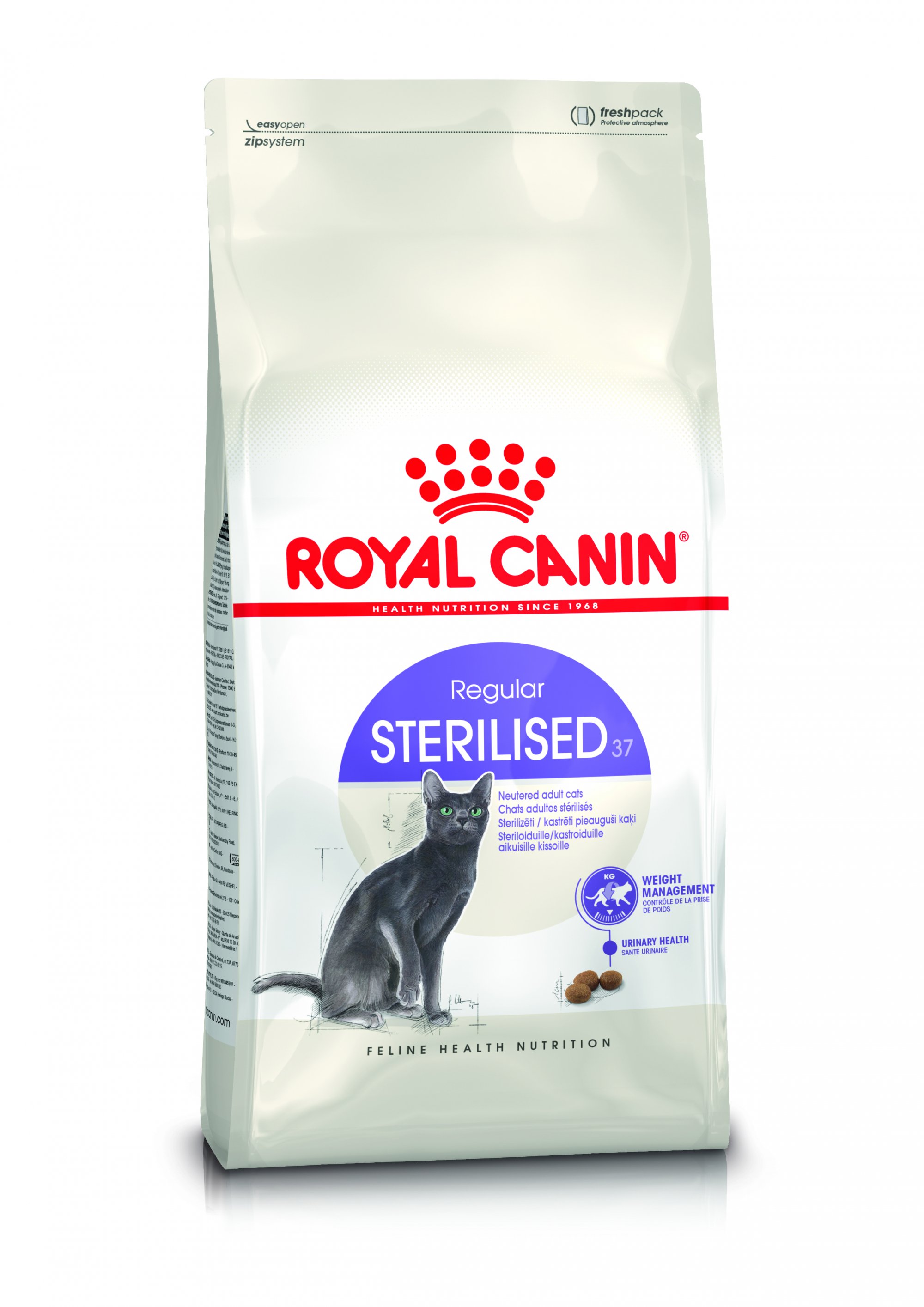 ROYAL CANIN Sterilised 37 voor gesteriliseerde volwassen katten van 1 tot 7 jaar