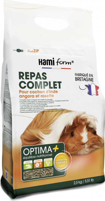 Premiumfutter OPTIMA + für Meerschweinchen mit lange Haaren