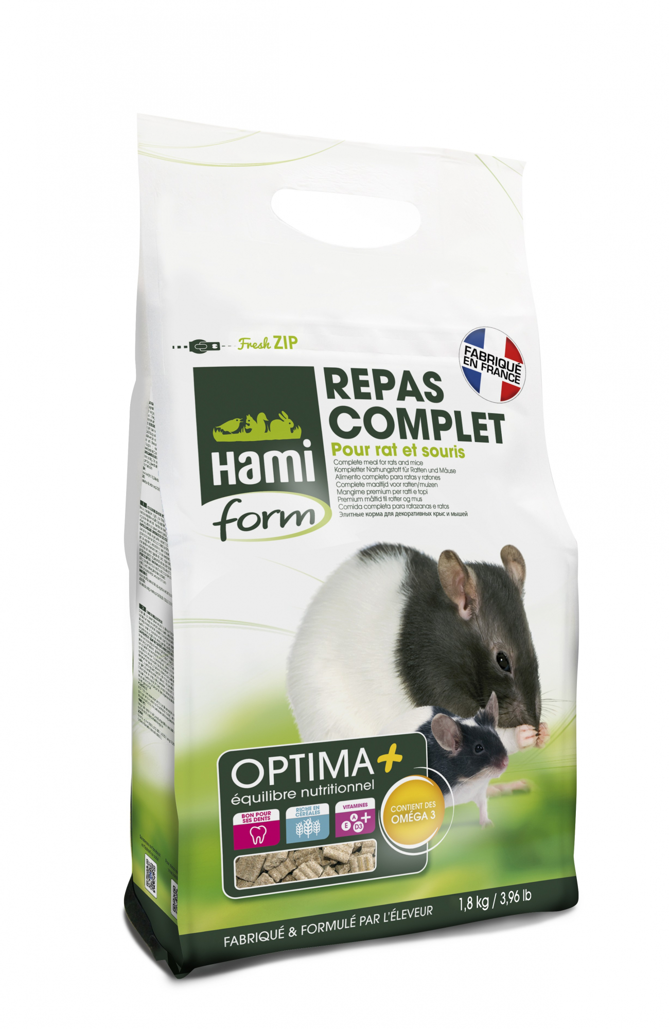 Hamiform optima + Komplettfutter für Ratten und Mäuse