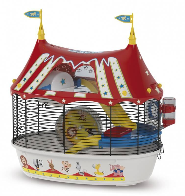 Käfig für kleine Nagetiere - 49,5 cm - Circus Fun