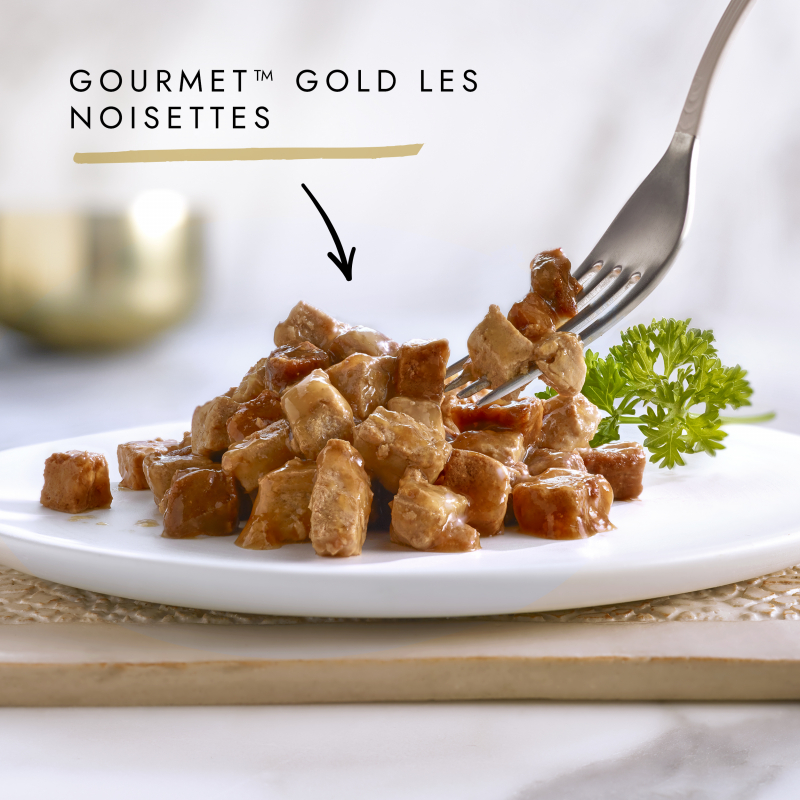 GOURMET GOLD Les Noisettes pour chat adulte 12x85g