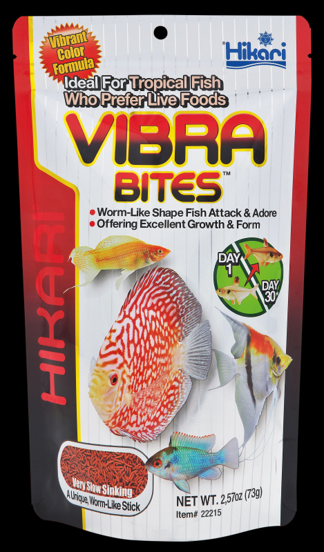 Hikari Vibra Bites Alimento para peces tropicales (3 envases)