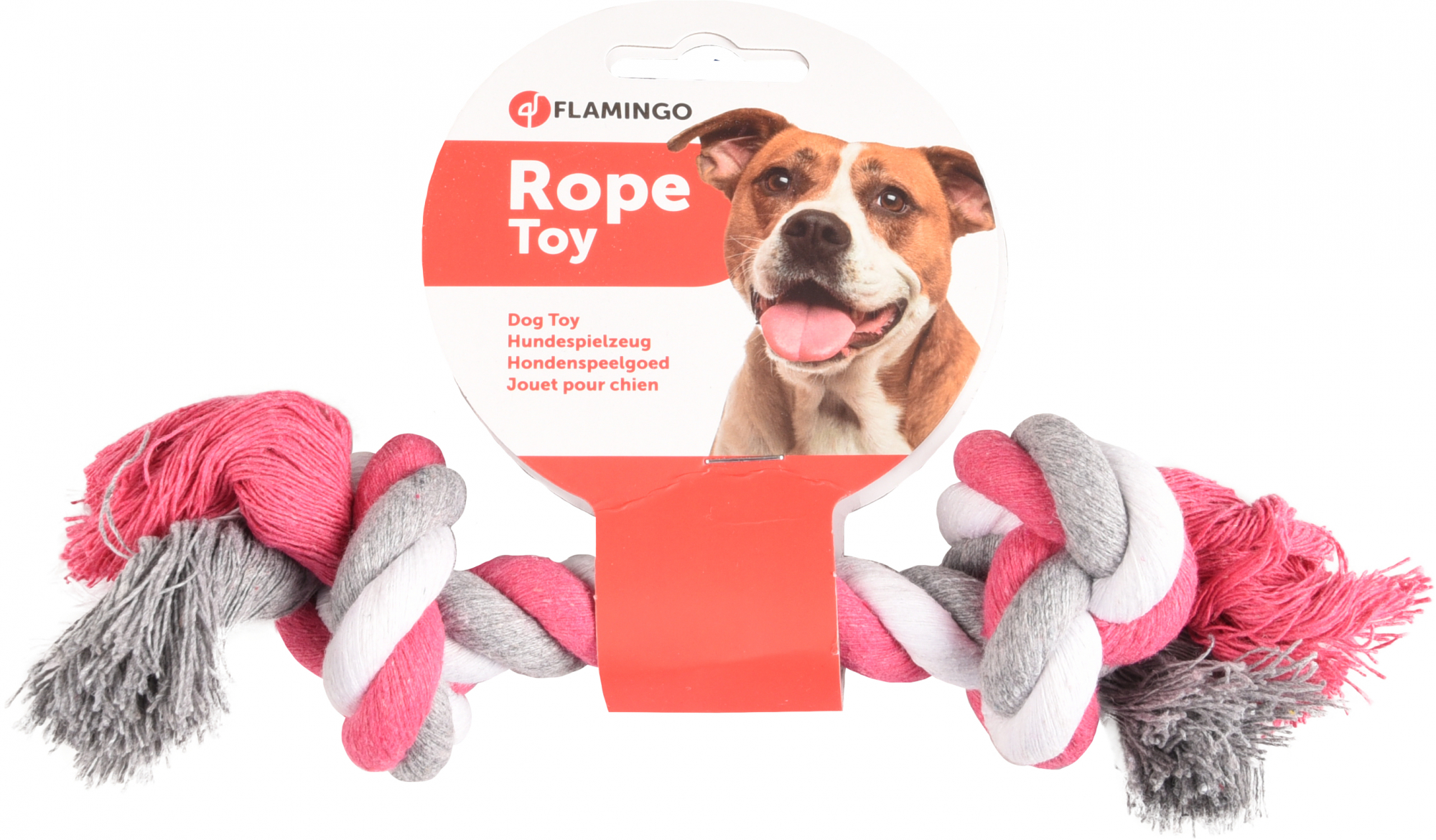 Fushia JIM Seilspielzeug für Hunde – mehrere Größen erhältlich