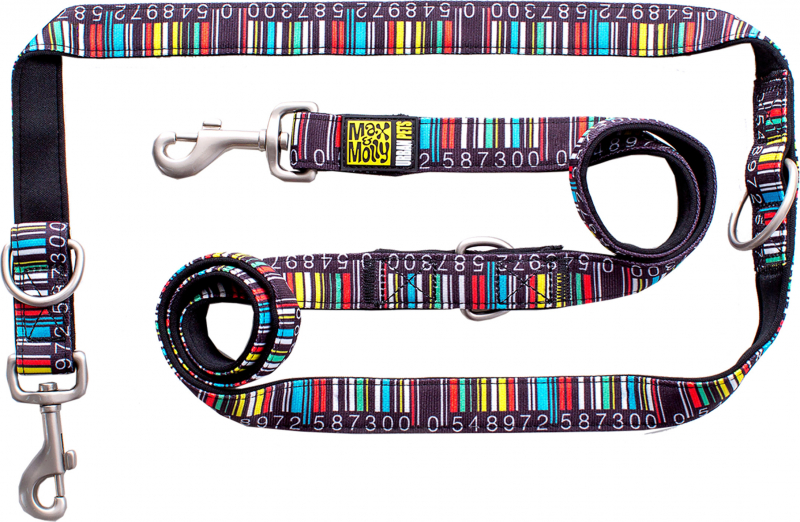 Max & Molly Laisse Barcode Multifonction pour chien - plusieurs tailles
