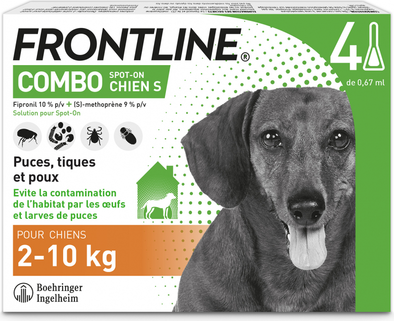FRONTLINE COMBO Pipeta antiparasitária para cães