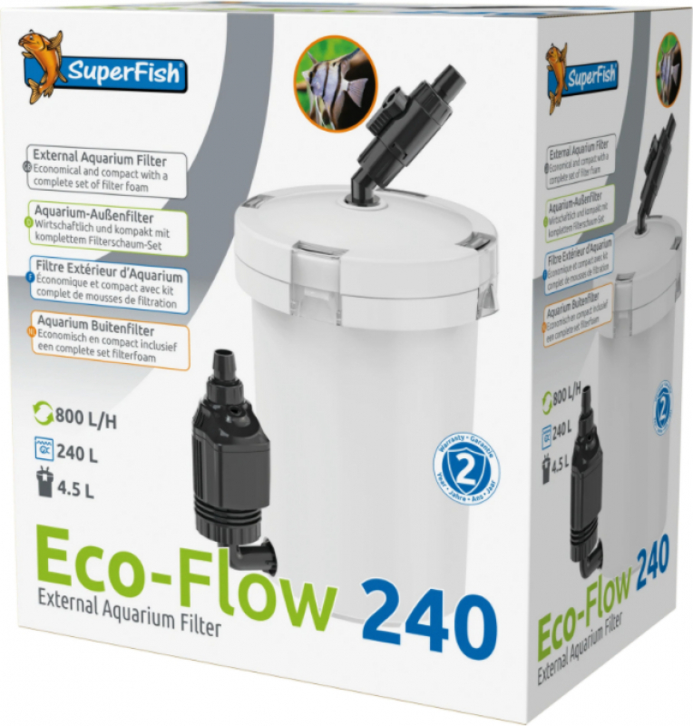 Superfish filtre extérieur Eco Flow 240