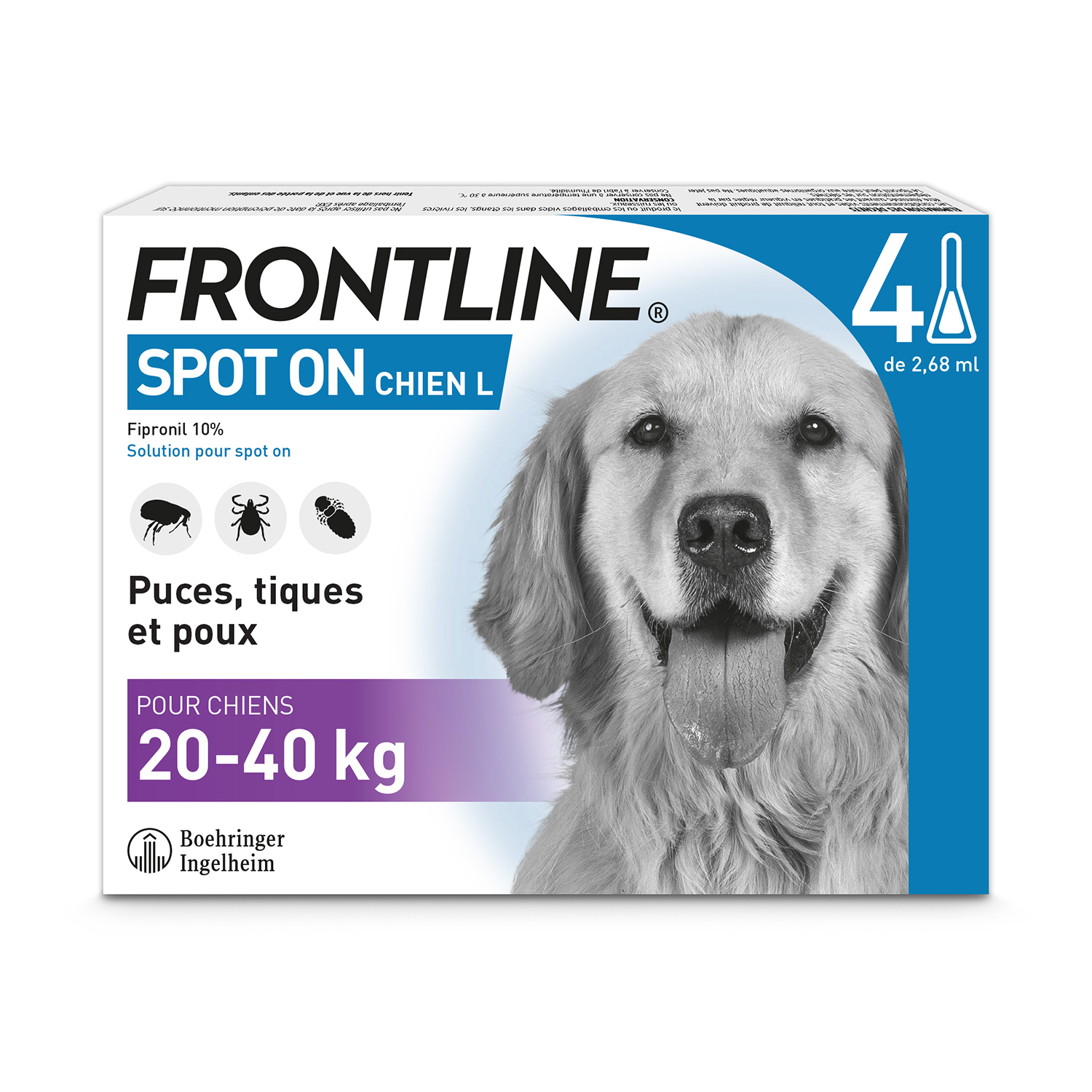 Frontline Anti-Parasiten Spot on für Hunde von 2 - 10kg