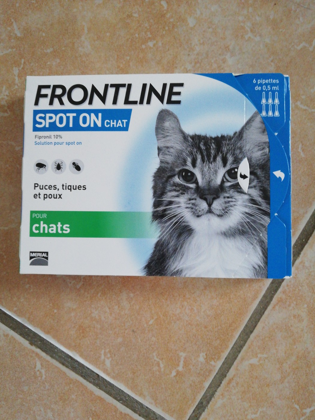 Frontline Pipettes Antiparasitaires Pour Chat Spot On