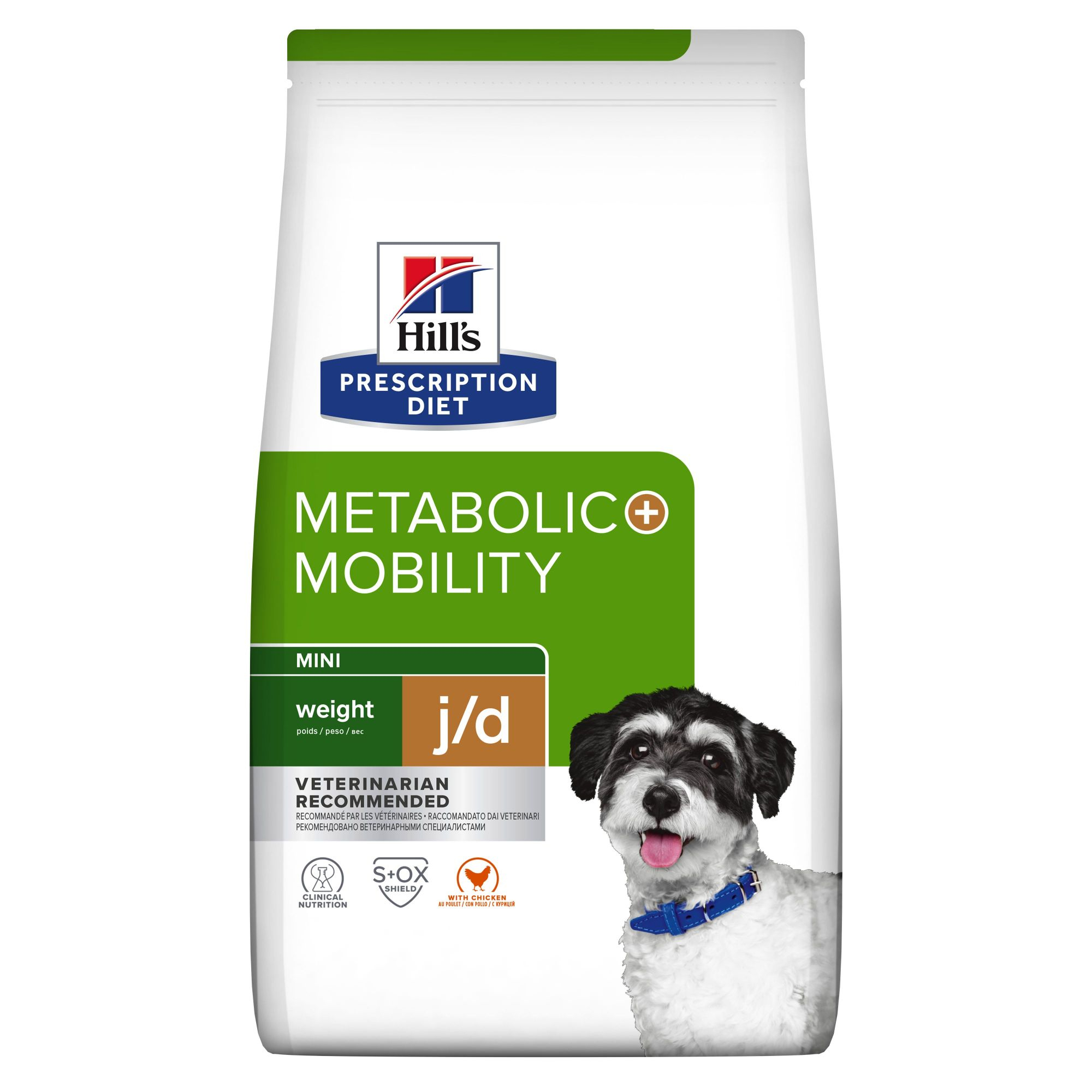 HILL'S Prescription Diet j/d Metabolic+ Mobility Mini met kip voor kleine hond