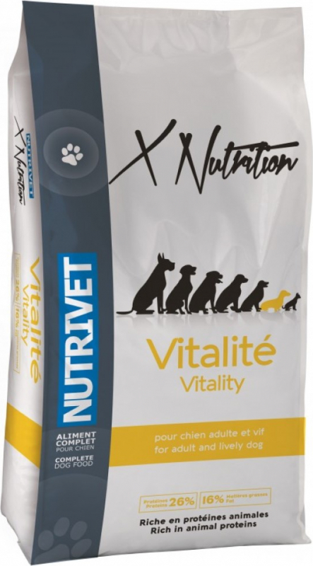 NUTRIVET Xnutrition vitalite 26/16 para cão