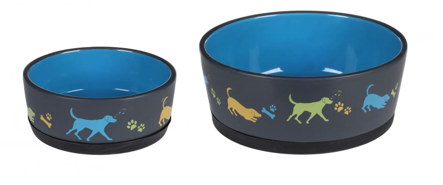 Ciotola in ceramica antiscivolo per cane CORI