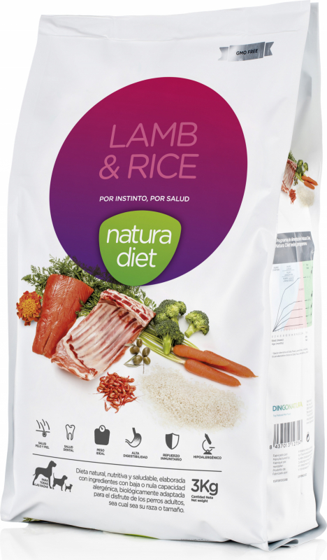 NATURA DIET Lamb & Rice para Cão Adulto
