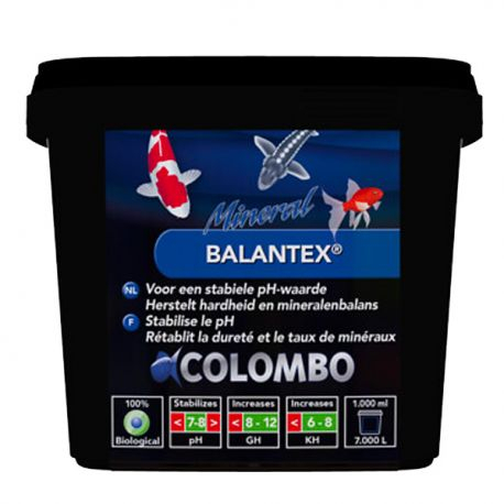 Colombo Balantex pour le bon équilibre minéral du bassin